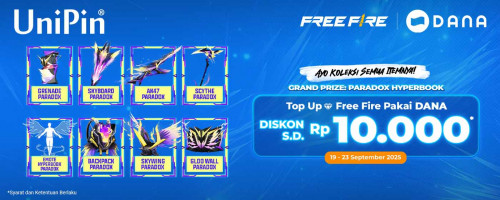 Koleksi Semua Item di Paradox Hyperbook! Nikmati Diskon hingga 10Ribu dengan Top Up Pakai DANA!